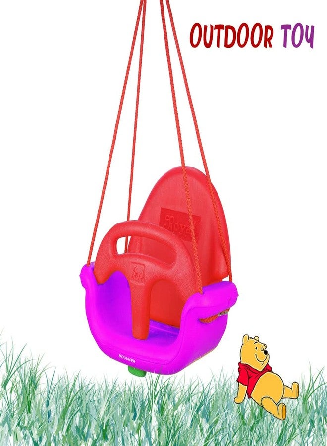 KIDBITKART أرجوحة KIDBITKART قابلة للتعديل - أرجوحة فاخرة (لون وردي) - Image 2